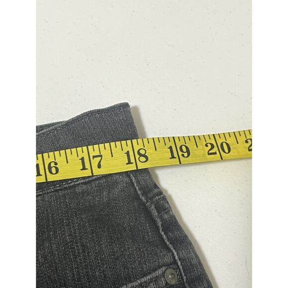 Gloria Vanderbilt Alana Bootcut Women's Black Distressed Denim Jeans Size 14 - Picture 7 of 13